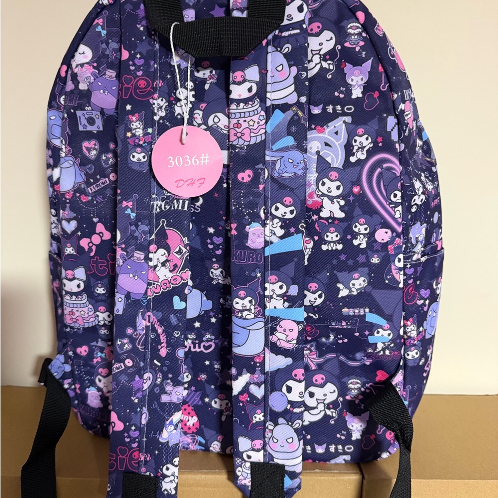Cute Character Print Backpack - Picture 2 of 2